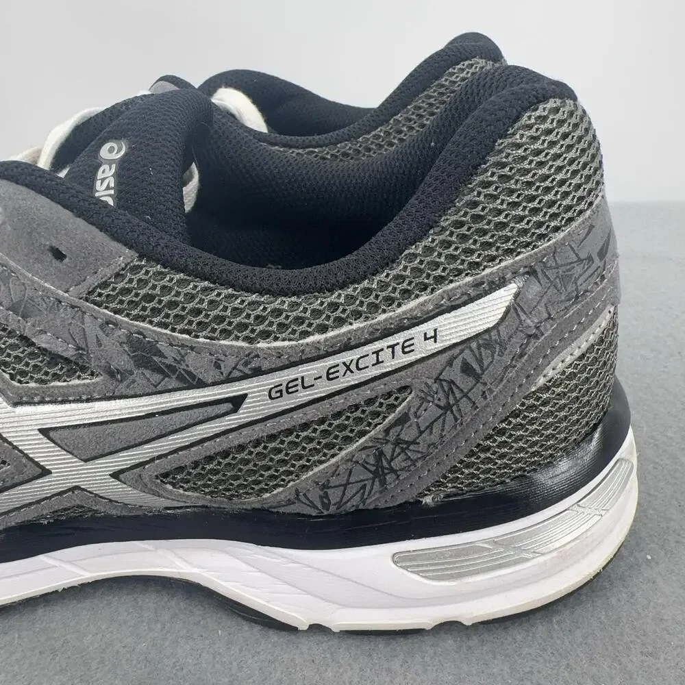 ASICS Gel-Excite 4 Running Shoes Mens 12 Gray Black Road Sneakers T6E3N